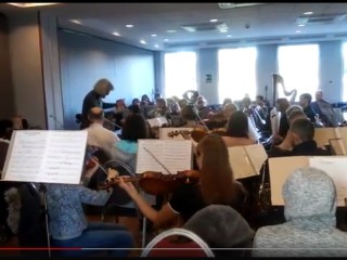 Академический симфонический оркестр Самарской филармонии начал репетиции в Барселоне