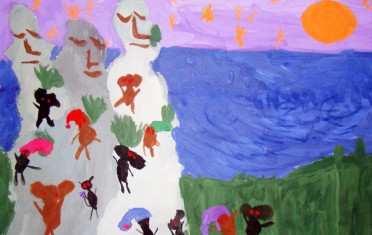 Гуцал Софья, 6 лет
Гномы и тролли, скалы-великаны