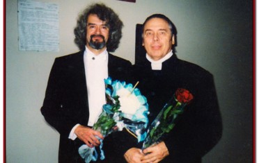 Председатель Международного Союза музыкальных деятелей Владимир Пьявко и Михаил Щербаков
