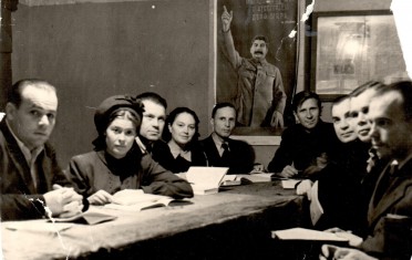 Политзанятия, начало 50-х