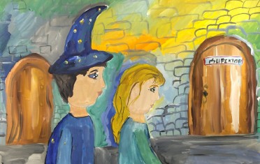 "Луи и Аннет идут к директору". Павлова Дарья, 9 лет