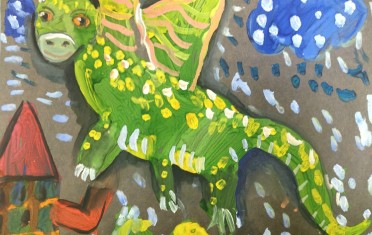 "Дракон". Васильченко Тоня, 5 лет