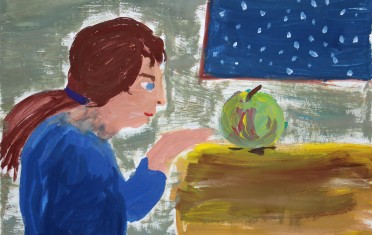 Яблоко. Косенко Софья, 8 лет