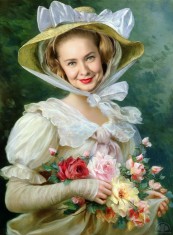 Оксана Антонова. Художник Эмиль Вернон