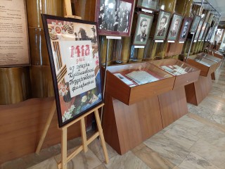 Экспозиция «1418 дней из жизни Куйбышевской филармонии» в музейном пространстве 
