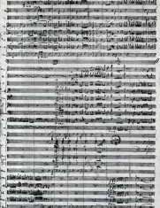 Рукопись партитуры Седьмой симфонии
