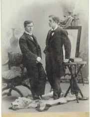 А.Скрябин и пианист И.Гофман, 1892 г.
