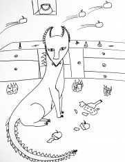 Дракон. Свиридова Аня, 9 лет